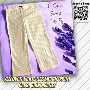 J. CREW City Fit Capri Chino Pants